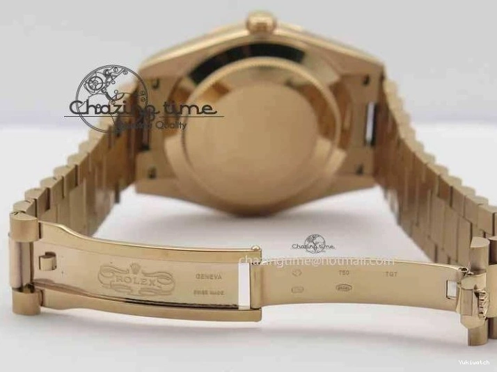 RG Edition On Best A3255 RG President Noob 228239 40mm 1:1 RG Bracelet Day-Date Dial 0409